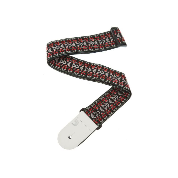 D'Addario Nylon Woven Guitar Strap, Hootenanny 2 Front