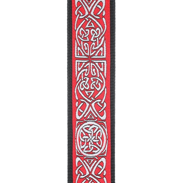 D'Addario Nylon Woven Guitar Strap, Celtic Zoom Detail