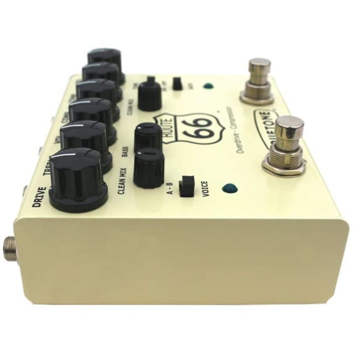 Truetone TT-V3RT66 V3 Route 66 Overdrive Pedal side-on view