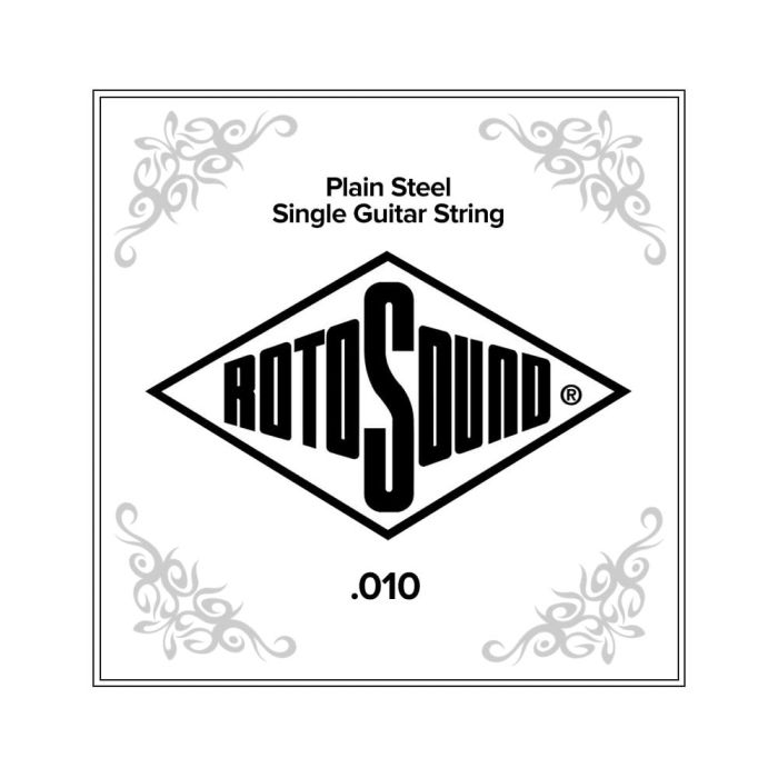 Rotosound NP010 Plain Steel Single Electric Guitar String, .010