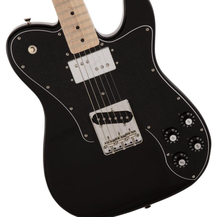 Fender Made in Japan Traditional 70s Telecaster Custom Black, body closeup