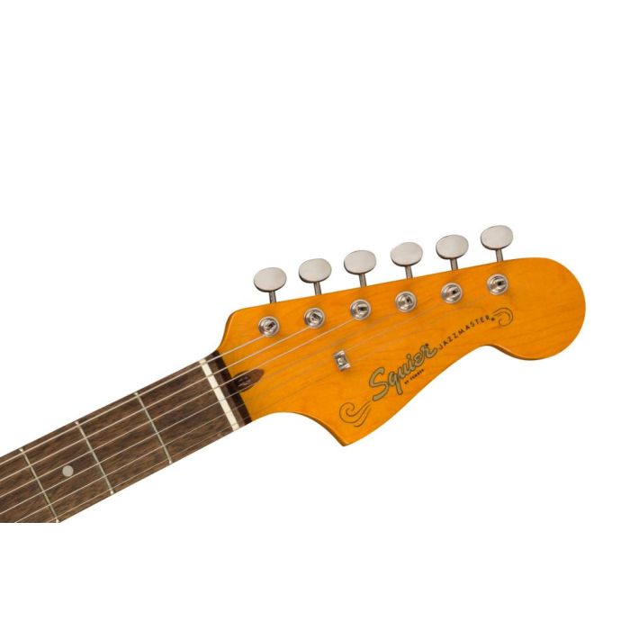 Squier FSR Classic Vibe Late 50 Jazzmaster, 2-Tone Sunburst headstock front view