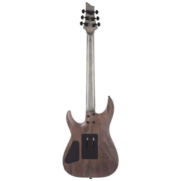 Schecter Omen Elite 6 FR Charcoal, rear view