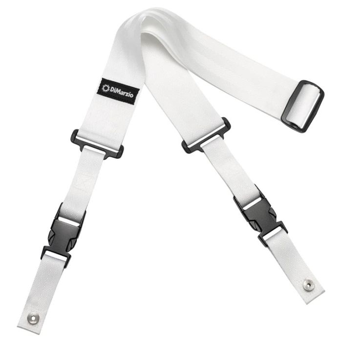 Overview of the DiMarzio DD2200WS Cliplock Strap Extra Short White