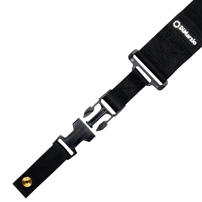 Overview of the DiMarzio DD2300BK Elastic ClipLock Guitar Strap Black