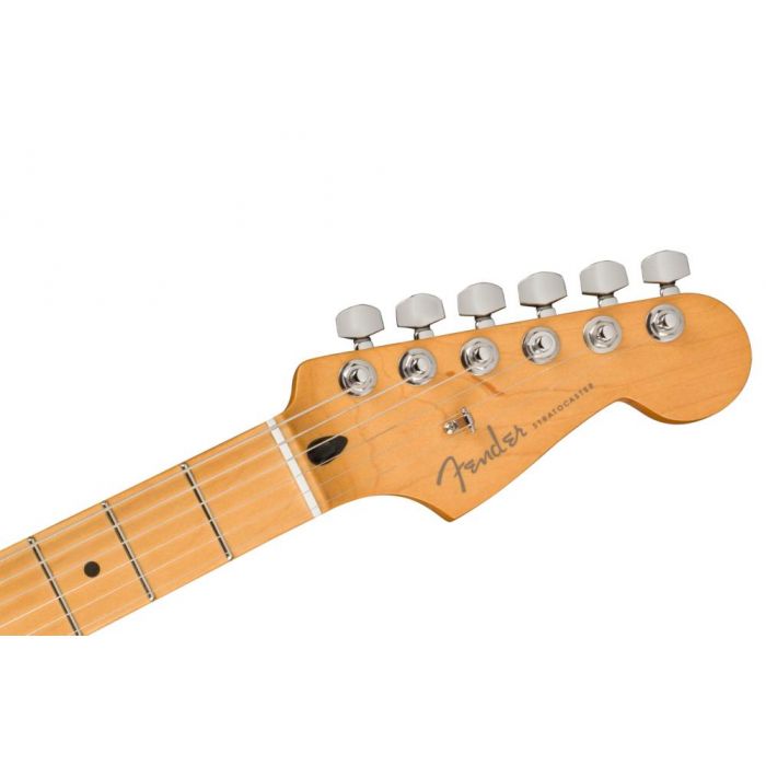 Fender Player Plus Stratocaster MN Tequila Sunrise, front headstock view