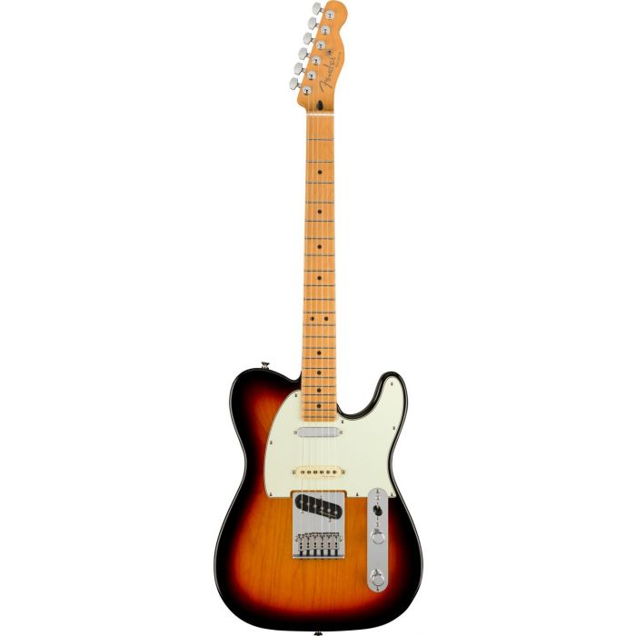 Fender Player Plus Nashville Telecaster MN 3 Color Sunburst,, rear headstock view