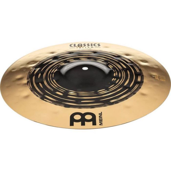 Meinl Classics Custom Dual 15 inch Hihat, angled view