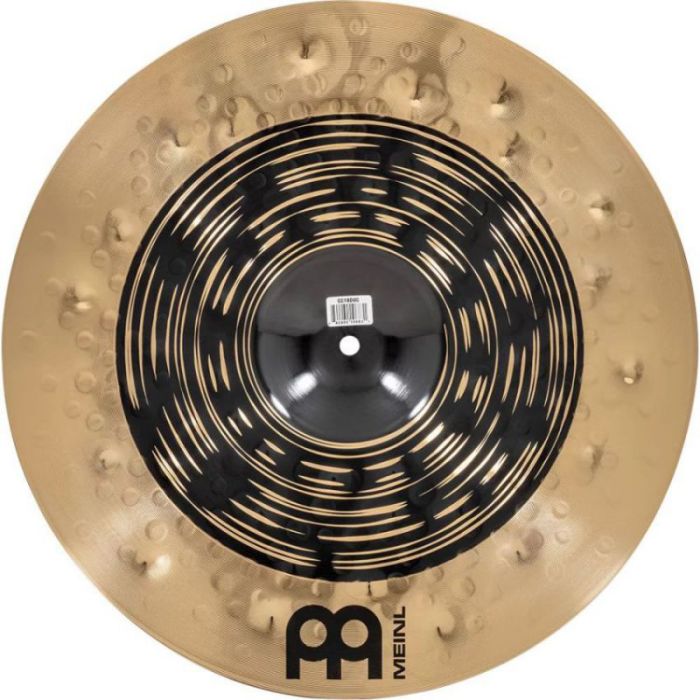 Meinl Classics Custom Dual 18 inch Crash, underside view