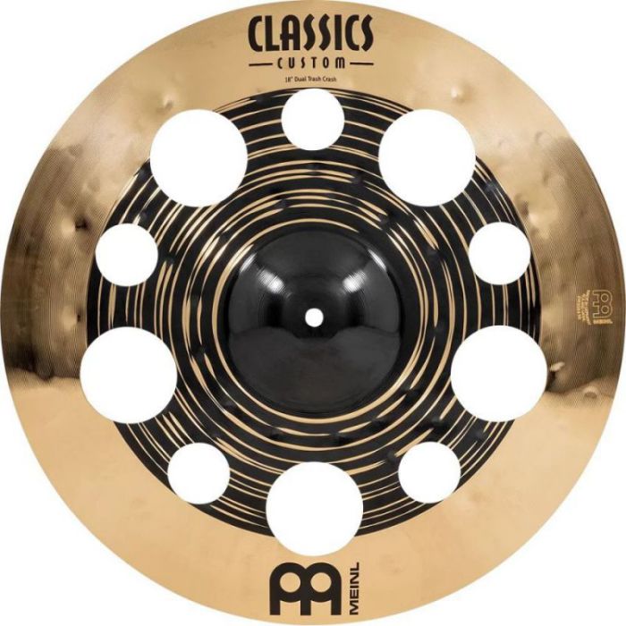 Meinl Classics Custom Dual 18 inch Trash Crash, top-down view