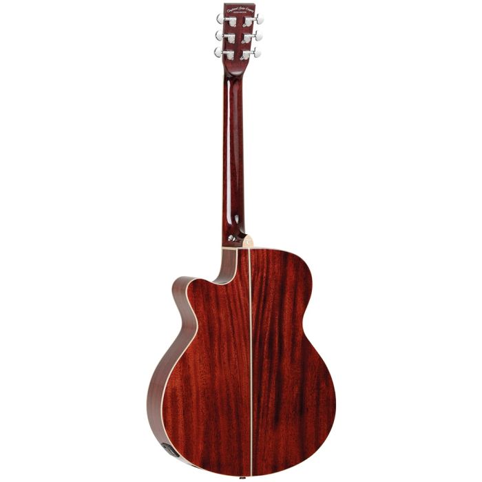 Tanglewood TW4 BLB Super Folk Electro Acoustic, Barossa Red Gloss Back