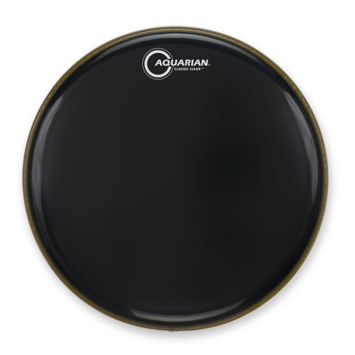 Aquarian 22" Classic Clear Gloss Black Drumhead