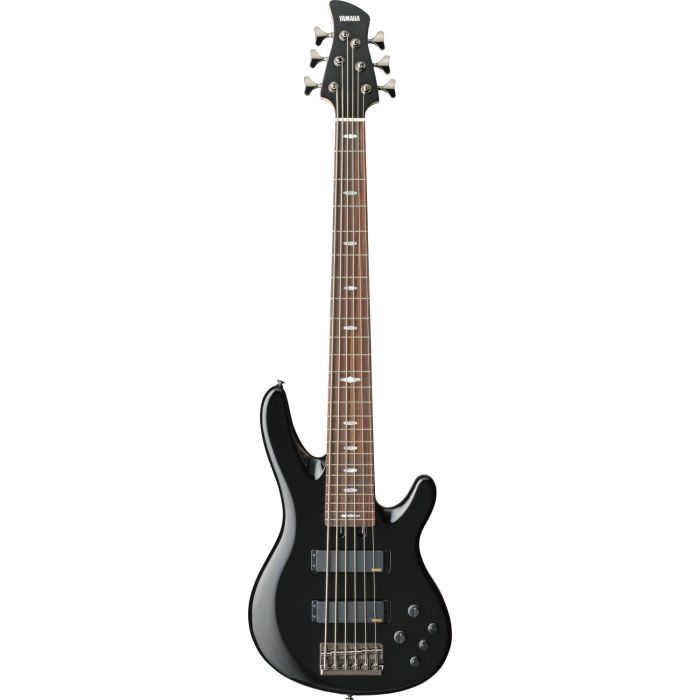 Yamaha TRB1006 6-String Electric Bass, Black front view