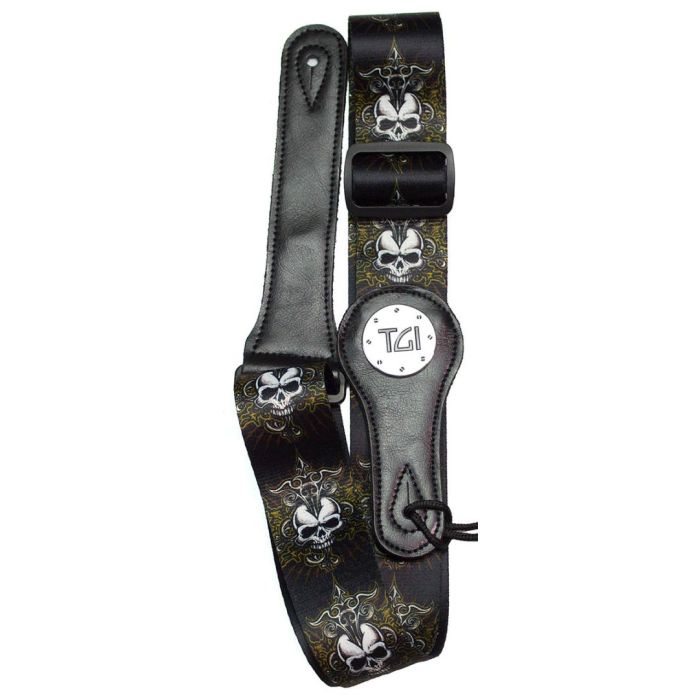 TGI Guitar Strap Skull Celtic Cross