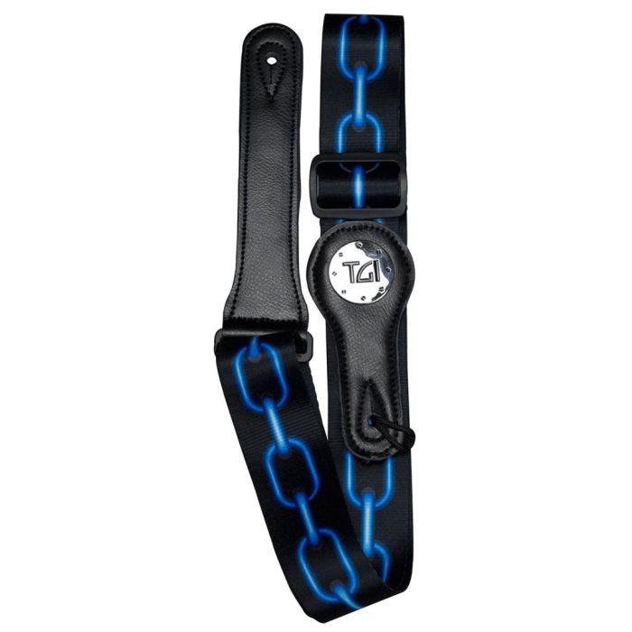 TGI Guitar Strap Blue Chain