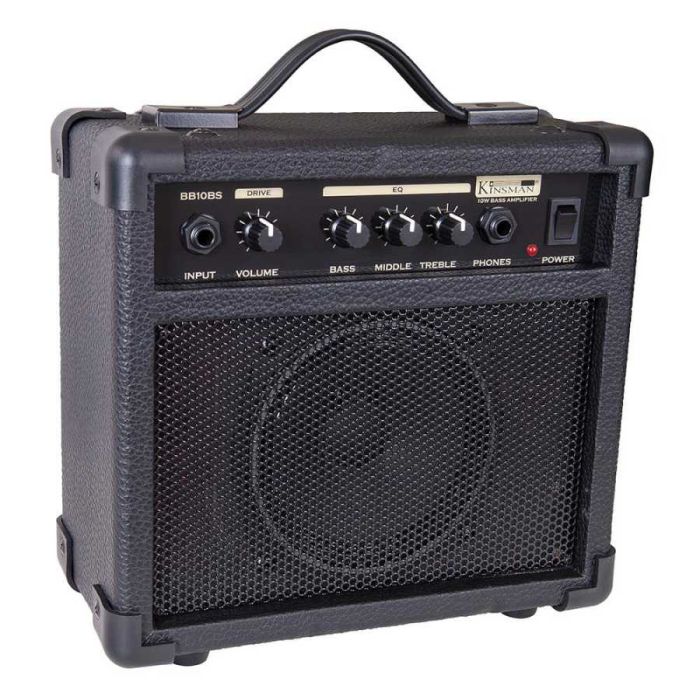 Kinsman 10w Practice Bass Amplifier Front View