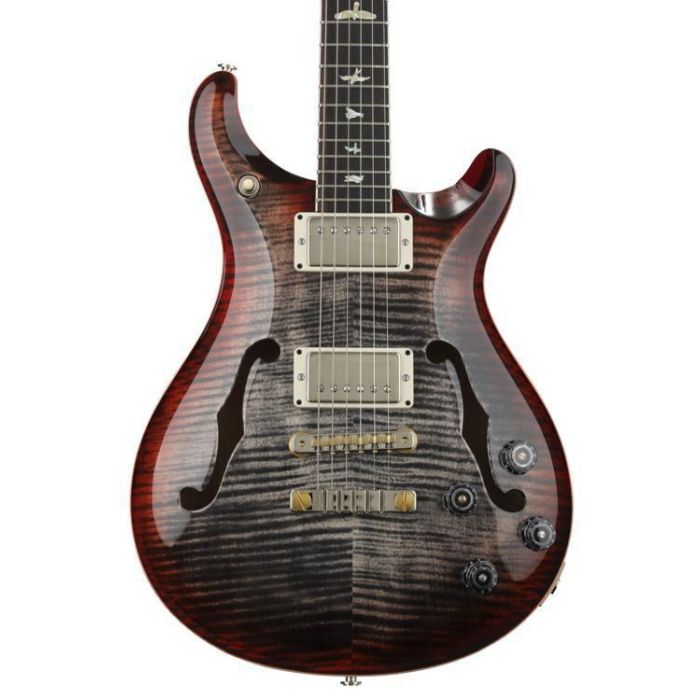 PRS McCarty 594 Hollowbody II, Charcoal Cherry Burst front view