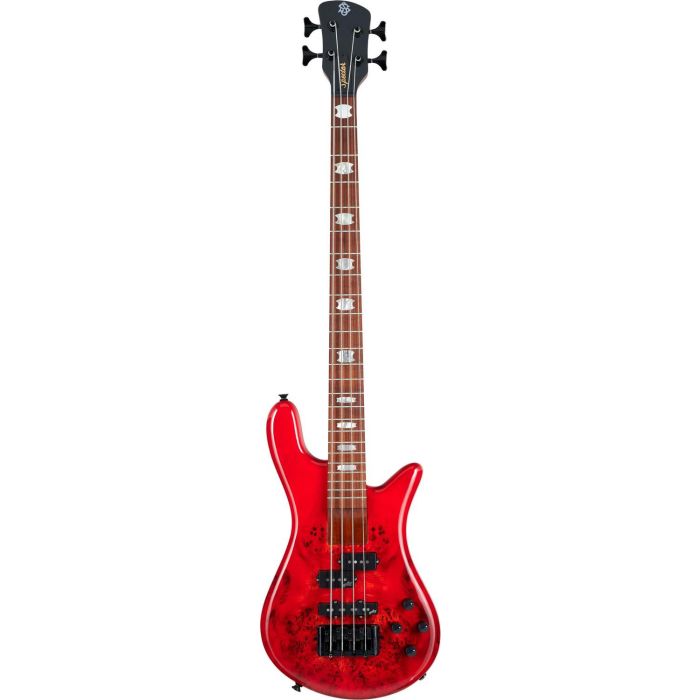 Spector Euro Bolt 4 Inferno Red Gloss Roasted Maple Electric Bass 1, front view