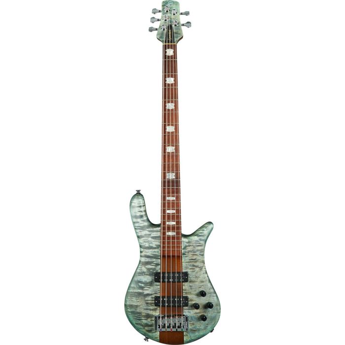 Spector Euro 5 Roasted Maple Turquoise Tide Electric Bass 1, front view