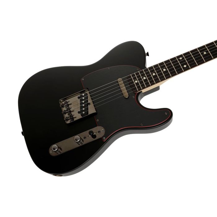Fender FSR Ltd Edition Noir Telecaster, Satin Black angled view