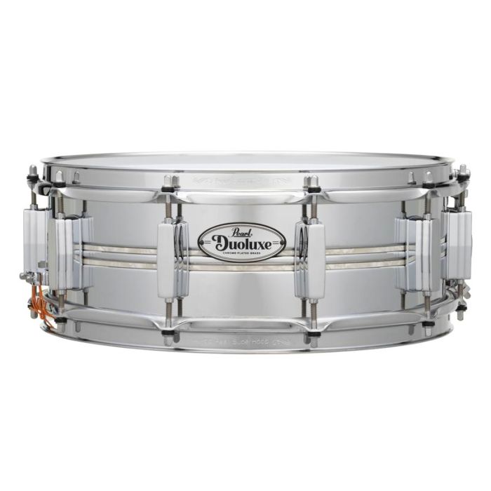 Overview of the Pearl DUX1450BR Duoluxe Snare 14''x 5'' Chrome over Brass