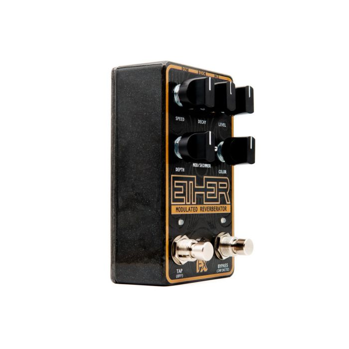SolidGoldFX Ether Modulated Reverberator Effects Pedal Side Angle