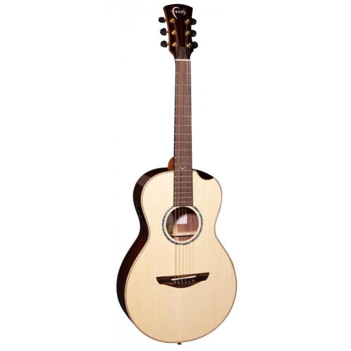 Faith HIGloss Mercury Electro Acoustic w Scoop front view