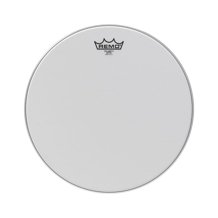 Remo 14" Falams Smooth White Drumhead Front View