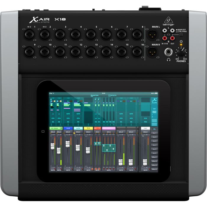Overview of the Behringer X18 X AIR Digital iPad/Tablet Mixer