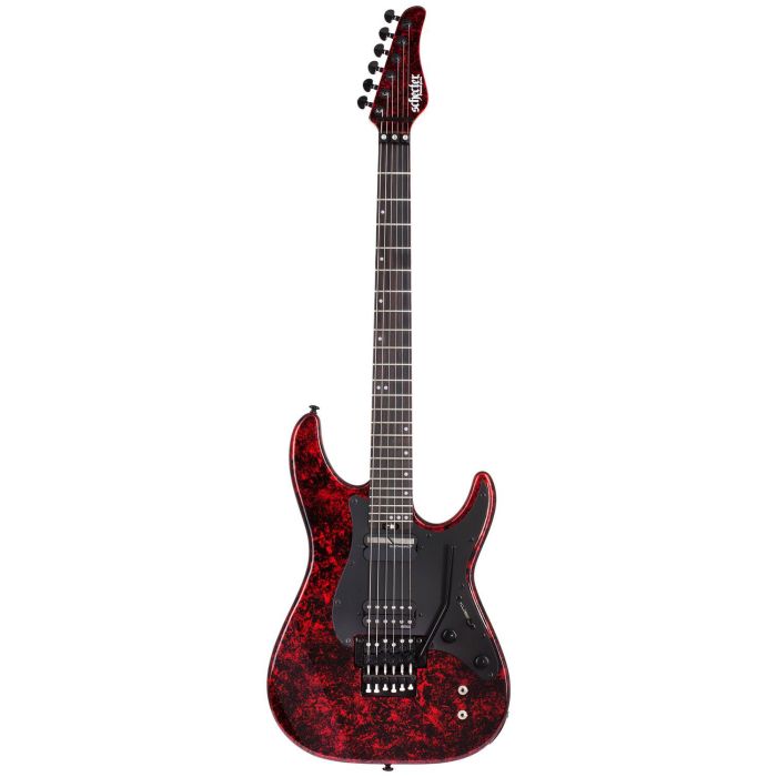 Schecter Sun Valley Ss fr S Red Reign 1, front view