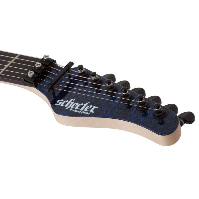 Schecter Sun Valley Ss fr S Blue Reign 4, headstock front