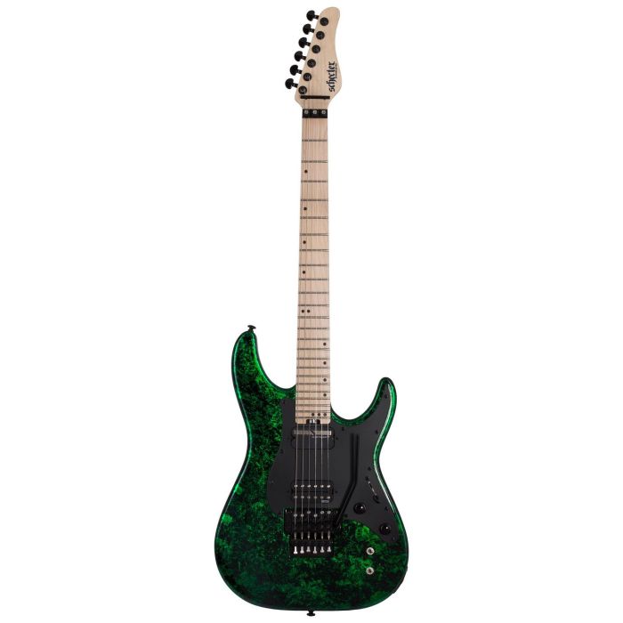 Schecter Sun Valley Ss fr S Green Reign Mfb 1, front view