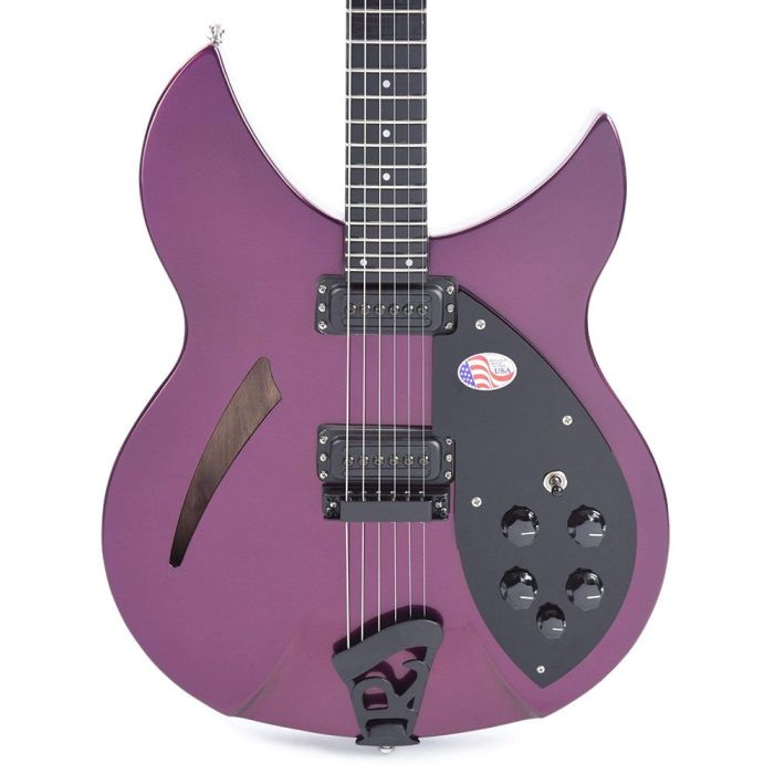 Rickenbacker Ltd Edition 330 Electric Guitar, Midnight Purple body closeup