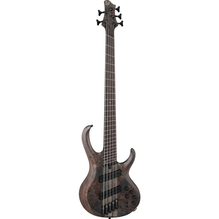 Ibanez Btb805ms Electric Bass Guitar Transparent Gray Flat, front view