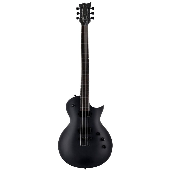 ESP LEC1000 BARITONE CHARCOAL METALLIC SATIN, front view