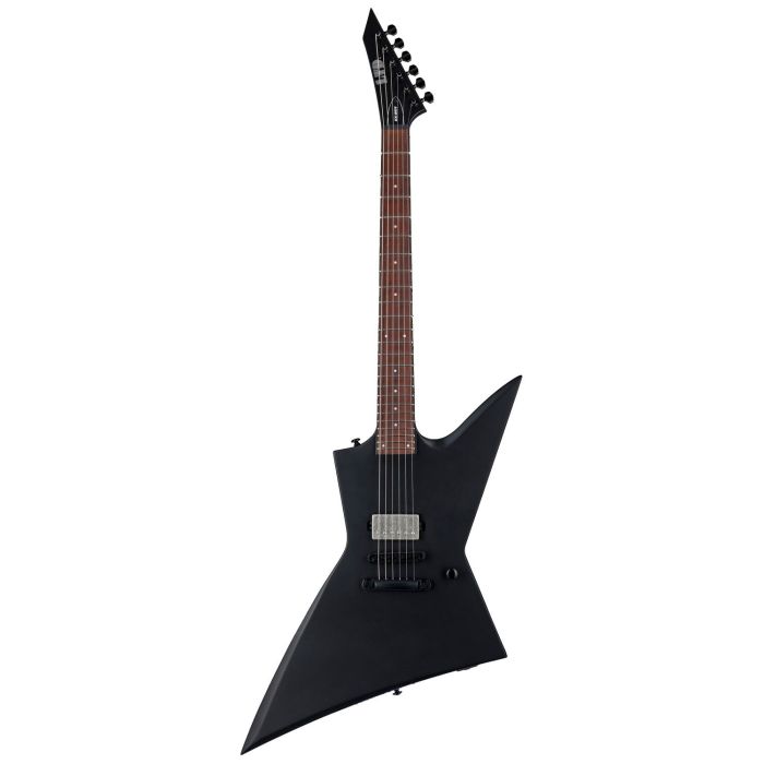 ESP EX201 BLACK SATIN, front view