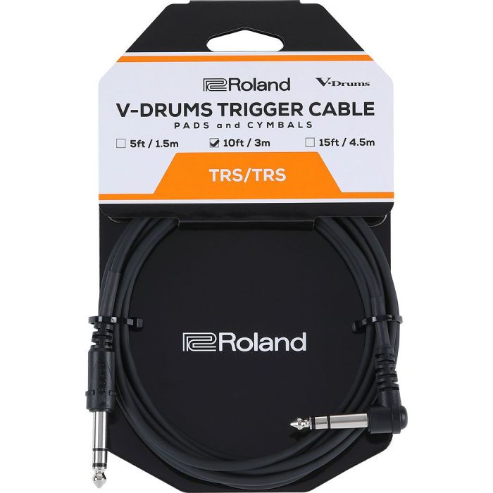 Overview of the Roland PCS-10-TRA V-Drums Trigger Cable 10ft/3m Straight/Angled