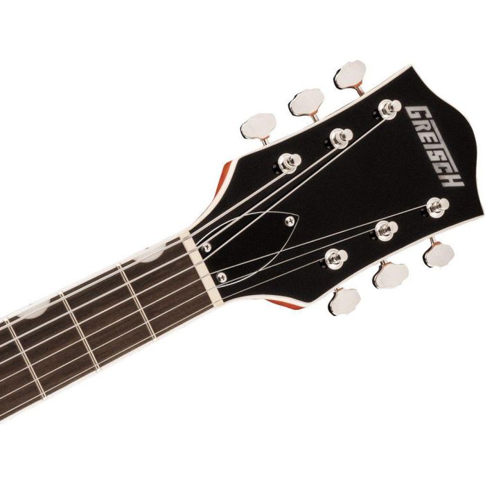 Gretsch G5420t Electromatic Classic Hollow Body Single cut Bigsby Orange Stain, headstock front