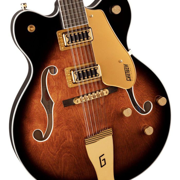 Gretsch G5422g 12 Electromatic Classic Hollow Body DC 12 string Single Barrel, body closeup