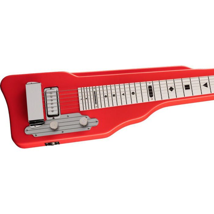 Gretsch G5700 Electromatic Lap Steel Tahiti Red, angled view