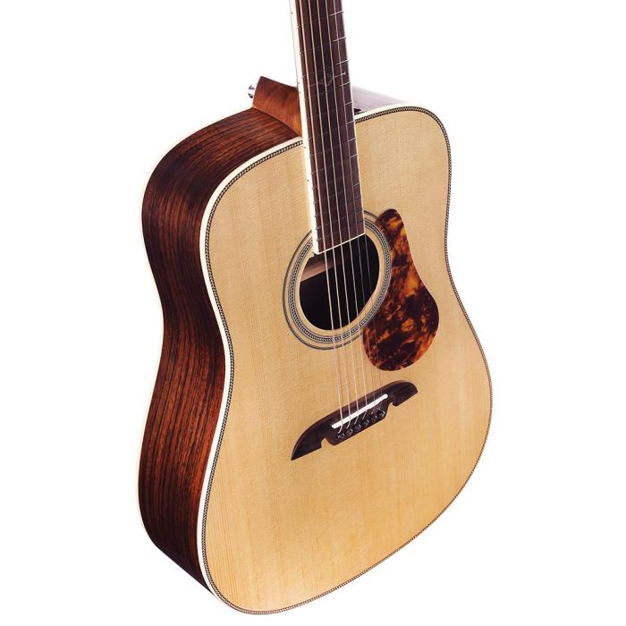 Alvarez Md70ebg Masterworks Bluegrass Dreadnought Acoustic Electric Natural, angled view