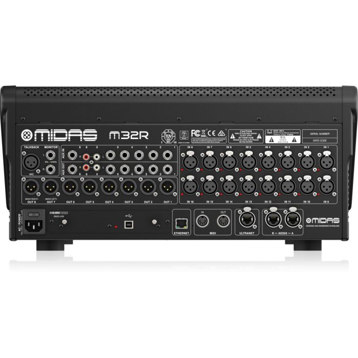 Midas M32R Live Digital Mixing Desk Back