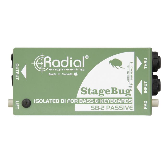 Radial StageBug SB-2 Passive Direct Box top
