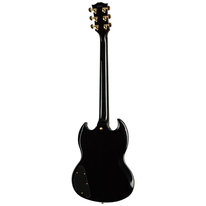 Gibson SG Custom 2-pickup w Ebony FB, Gloss Ebony rear view