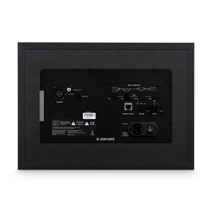 ADAM Audio A8H-L Side Near/Midfield 3-Way Studio Monitor rear panel