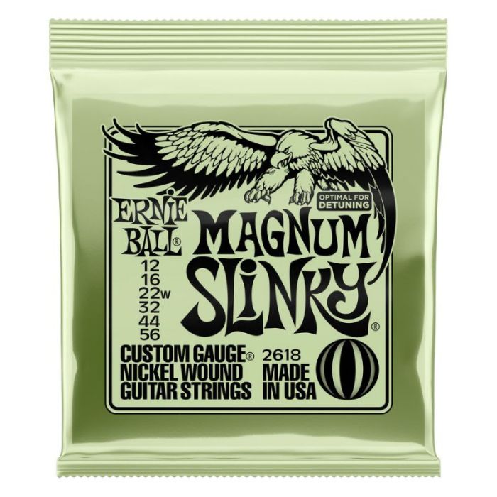 Ernie Ball Magnum Slinky Nickel Wound Electric Guitar Strings front view