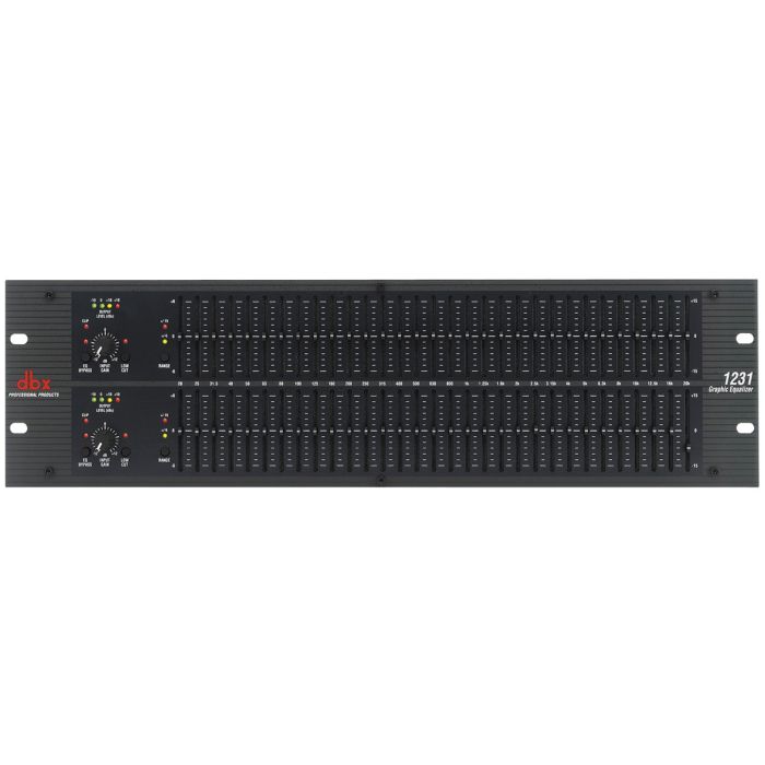 DBX 1231 Dual Channel 31-Band Graphic Equalizer front