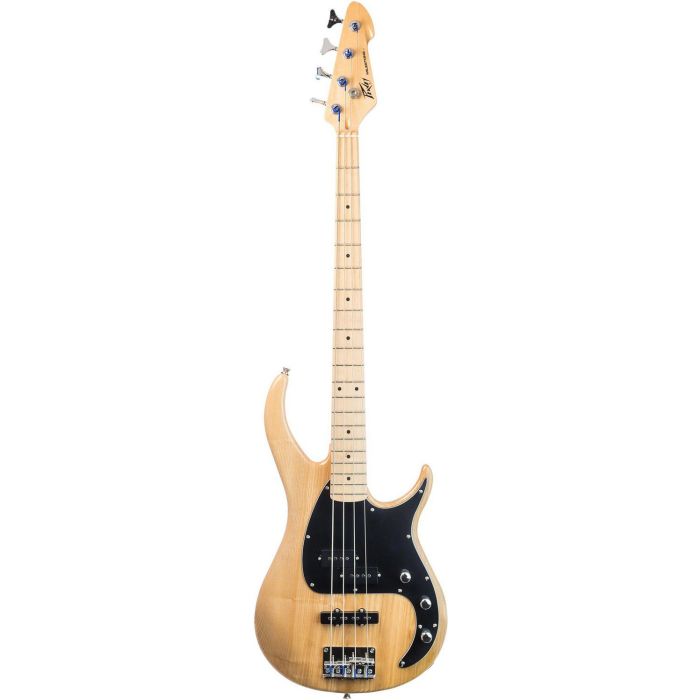 Peavey Milestone Bass Guitar MN, Natural front view