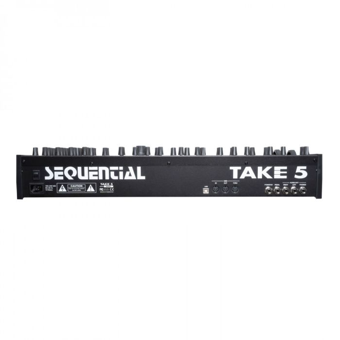 Sequential Take 5 Compact Poly Synth back panel