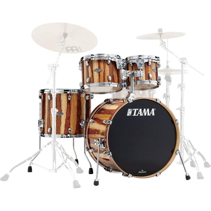 TAMA Starclassic Performer 22" 4-Piece Shell Pack, Caramel Aurora full kit